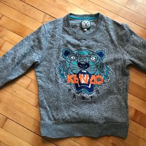 KENZO Sweatshirt Gray Tiger